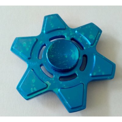 Fidget Spinner kov ALU STAR6 modrý – Zbozi.Blesk.cz