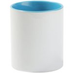 Stojan na psací potřeby keramický s barevným vnitřkem - světle modrá sublimace termotransfer – Zboží Dáma
