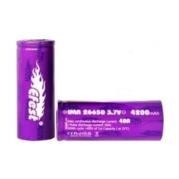 Efest Baterie IMR 26650 40A fialová,1 ks 4200mAh