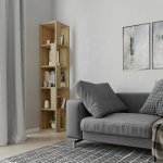 Houseland knihovna Piano dub přírodní – Zboží Mobilmania