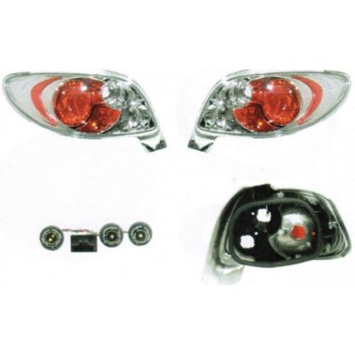 ZADNÍ SVĚTLO, LAMPA LEVÉ+PRAVÉ CC PEUGEOT 206 (2_), 01.98-04.09 Tajwan – Hledejceny.cz