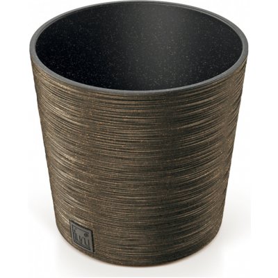 Prosperplast Květináč FURU ROUND LOW ECO WOOD 25 cm kávový – Zbozi.Blesk.cz