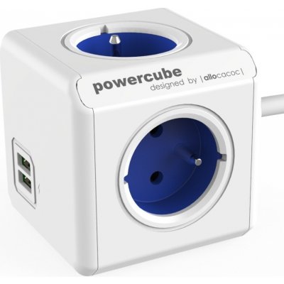 PowerCube Extended USB 1,5 m modrá – Zboží Mobilmania