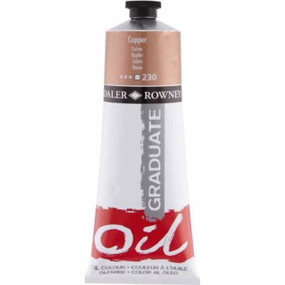 Daler Rowney Graduate olejová barva copper 200 ml 1 ks – Hledejceny.cz