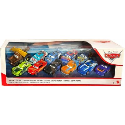 Mattel Disney Cars 3 (Auta 3) 11pack Piston Cup Race II Mater + Jackson Storm + Barry DePedal + Chase Racelott... – Sleviste.cz