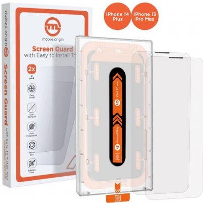 Mobile Origin Screen Guard iPhone 14 Plus / 13 Pro Max 2ks s aplikátorem SGA-i14Plus-2pk – Zboží Mobilmania