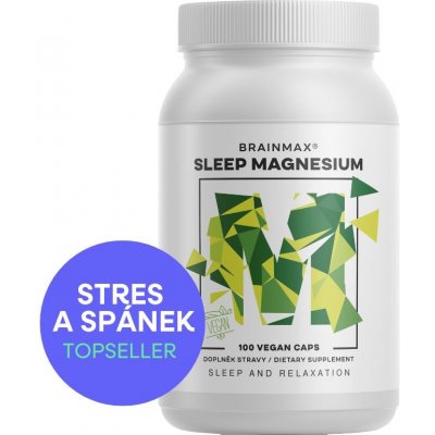BrainMax Sleep Magnesium 320 mg 100 kapslí – Zboží Dáma BrainMax Sleep Magnesium 320 mg 100 kapslí – Zboží Dáma
