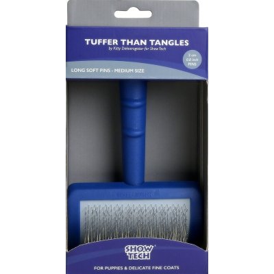 Show Tech Tuffer Than Tangles Long Soft Pin Medium Slicker Brush – Zboží Dáma