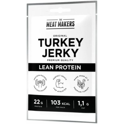 The Meat Makers Turkey Jerky Original 40g – Hledejceny.cz