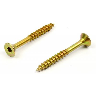 Univerzální vrut do dřeva 6x50/30 TORX zinek žlutý – Hledejceny.cz