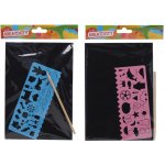 Wiky Škrabací obrázek W017747 A5 a šablona a tužka – Zboží Dáma