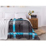 Xpose Deka mikroplyš s beránkem MÁŠA šedá/modrá 140x200 – Zboží Dáma