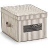 Úložný box ZELLER Skládací krabice s víkem a oknem 25 x 30 x 40 cm
