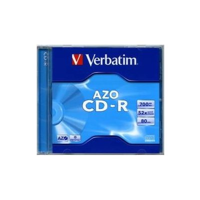 Verbatim CD-R 700MB 52x, jewel, 1ks (43326) – Hledejceny.cz