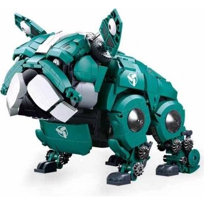 Sluban B1112B Mechanický buldoček zelený – Zboží Dáma