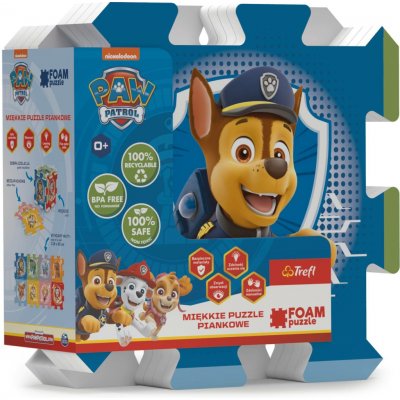 Trefl Pěnové puzzle Tlapková patrola/Paw Patrol 32x32x1cm 8 ks – Sleviste.cz
