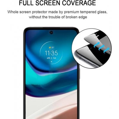 Shield4U Motorola Moto G42 Full Screen&Glue černé 2,5D XT2233 – Zboží Živě