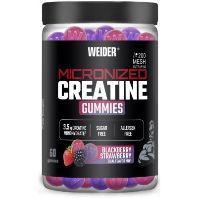 Weider Premium Creatine Gummies 100 Crepure 60 kapslí – Hledejceny.cz