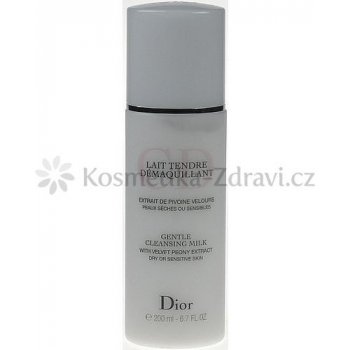 Dior Gentle Cleansing Milk (With Velvet Peony Extract) jemné čistící mléko pro suchou a citlivou pleť 200 ml