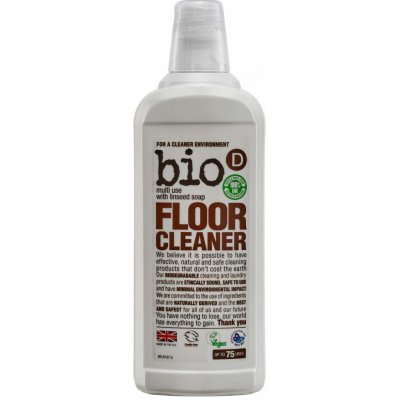 Bio-D čistič na podlahy a parkety s lněným olejem 750 ml