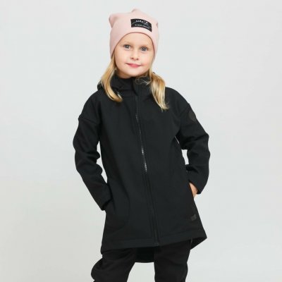 Dětský černý softshellový oversize kabátek – Zbozi.Blesk.cz