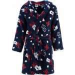 Sun City Dívčí župan Minnie s kapucou a 3D oušky coral fleece Modrá – Sleviste.cz