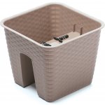 Prosperplast RATOLLA Truhlík 27,2x27,2x22,5 cm mocca – Sleviste.cz