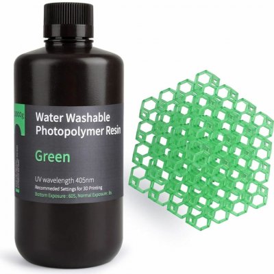 Elegoo Water-washable Resin 1KG Green 50.103.0004 – Zboží Živě
