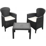 PROGARDEN Zahradní nábytek ratan AKITA sada 3 ks + polstry – Hledejceny.cz