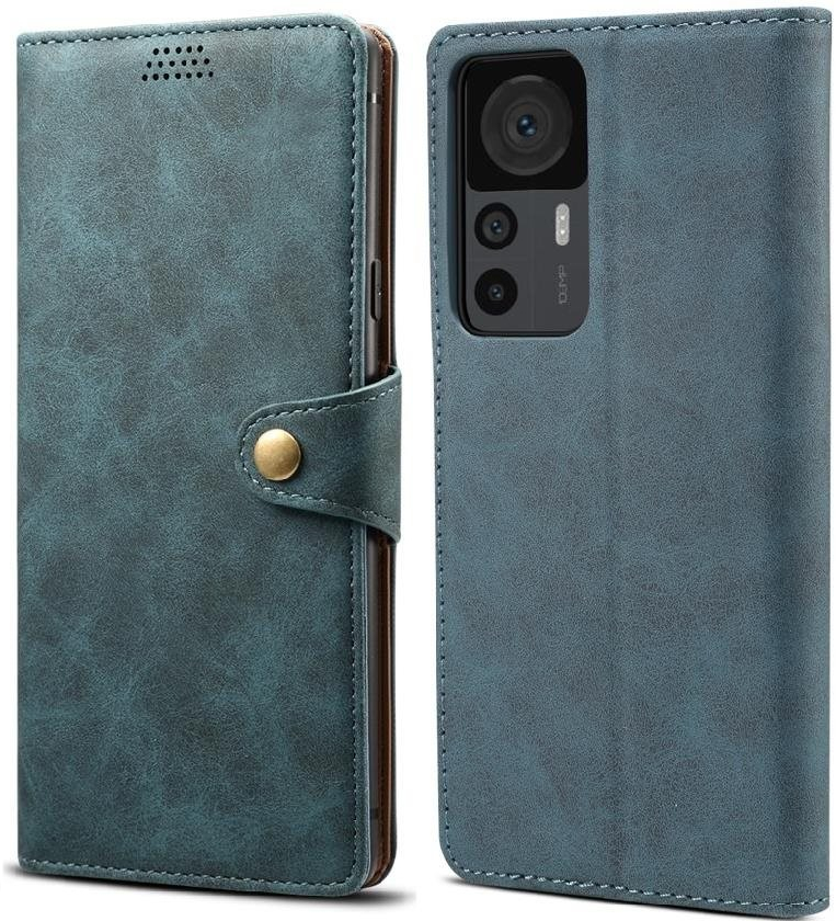 Pouzdro Lenuo Leather flipové Xiaomi 12T/12T Pro, modré