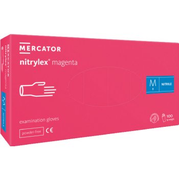 Mercator Nitrylex magenta 100 ks