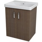 SAPHO THEIA umyvadlová skříňka 56,4x70x43,5cm, 2xdvířka, borovice rustik – Zboží Dáma