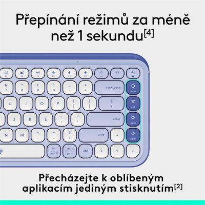 Logitech POP Icon Keys Bluetooth Keyboard 920-013074 – Zboží Mobilmania