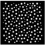 Stamperia Plastová šablona 18x18cm hvězdy – Sleviste.cz