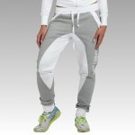 NDN tepláky se sníženým sedem LILI bílo- šedá – Hledejceny.cz