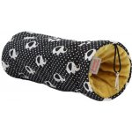 Samohýl Exclusive Tunel závěsný M černobílí sloni okrová minky 10 x 10 x 25 cm – Zbozi.Blesk.cz