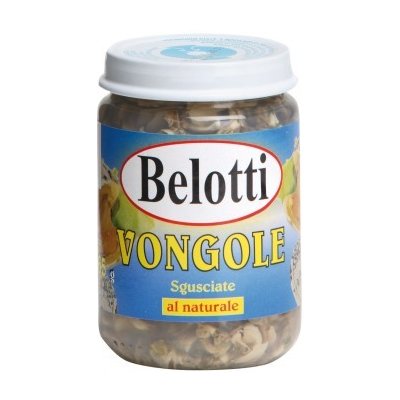 Belotti Mušle přírodní Vongole Al Naturale 130 g – Hledejceny.cz