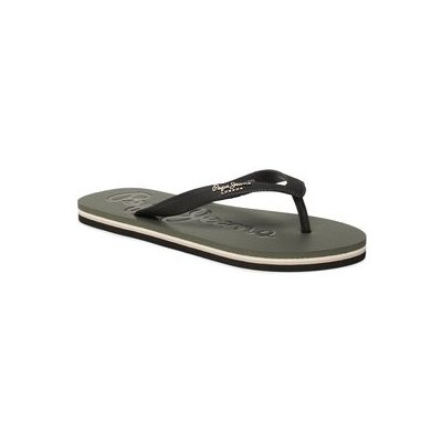 Pepe Jeans Bay Beach Logo Žabky M PMS70129 Army – Zboží Mobilmania