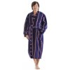 Pánský župan Oxford proužek pánské bavlněné kimono 1212 modrý proužek