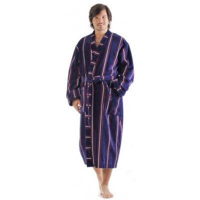 Oxford proužek - pánské bavlněné kimono 1212 – Zboží Mobilmania