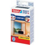 Tesa Síť proti hmyzu do oken, Comfort, černá 130 x 150 cm – Sleviste.cz