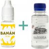 Příchuť pro míchání e-liquidu Vape Mix Banán + Základní báze Mašinka 50PG/50VG 100 ml