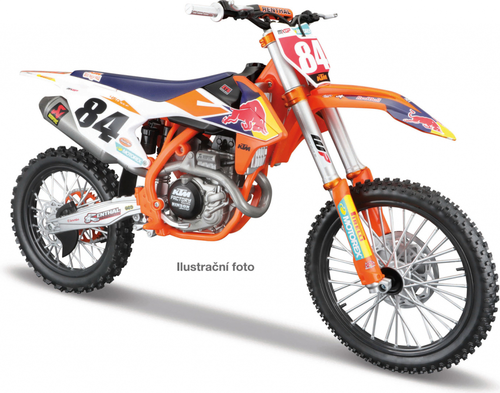 Maisto Red Bull KTM 450 SX-F Factory Edition 2018 84 Jeffrey Herlings 1:6