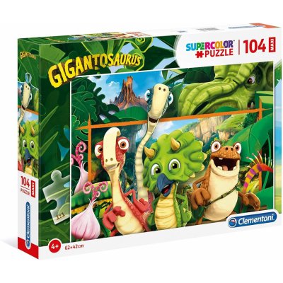 Clementoni MAXI Gigantosaurus 23747 104 dílků – Zboží Mobilmania