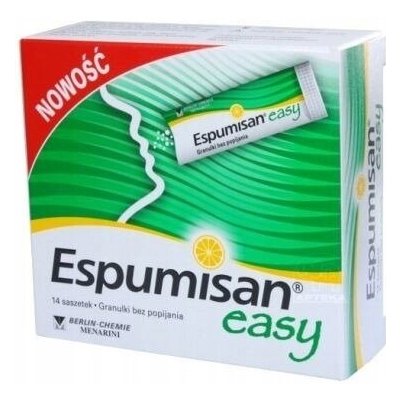 Espumisan Easy granulát 125 mg nadýmání plyny 14 sáčků – Hledejceny.cz