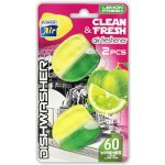 Power Air Vůně do myčky Clean & Fresh Lemon 2 ks – Sleviste.cz