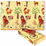 NILS Fun Dětská skládací pěnová podložka MD05 Forest – Zboží Dáma