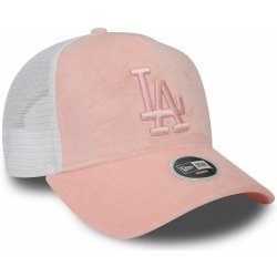 New Era 9FO AF Velour Trucker MLB Los Angeles Dodgers Light Pink/Light Pink