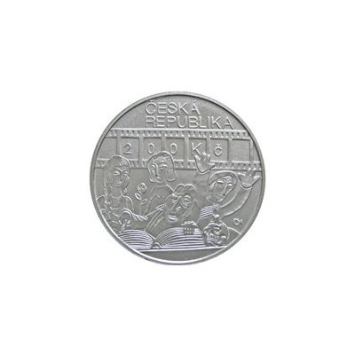 Česká mincovna 100. výročí narození Karla Zemana 200 Kč 2010 stříbrná mince Proof 13 g – Sleviste.cz