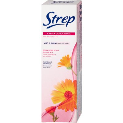 Strep depilační krém obličej a bikini s měsíčkem 75 ml – Zboží Mobilmania